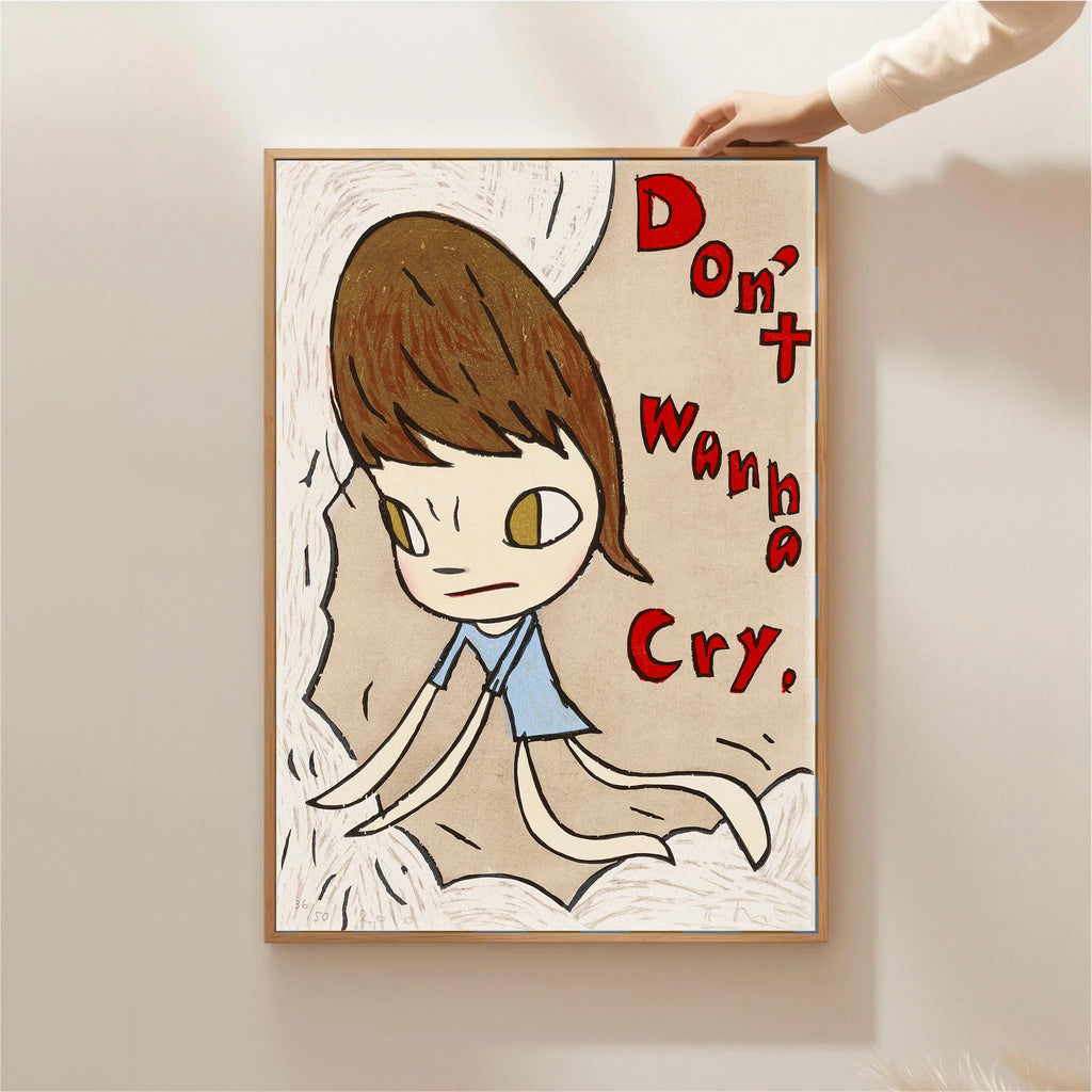 Yoshitomo Nara Canvas Wall Art Poster – Modern Home Decor Canvas Wall Art Qst