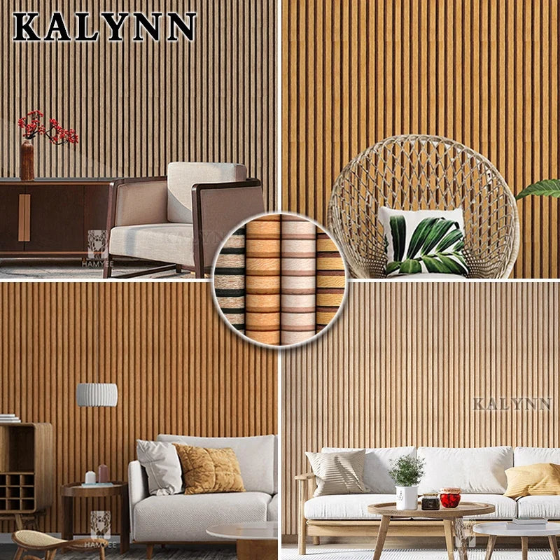 Wood Grating Peel & Stick Wallpaper – Removable Self-Adhesive Peel & Stick Wallpaper Qme