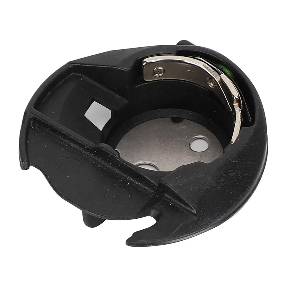 Janome Bobbin Case #3152221 – Rotating Hook Shuttle Shell Bobbin Case Qme black
