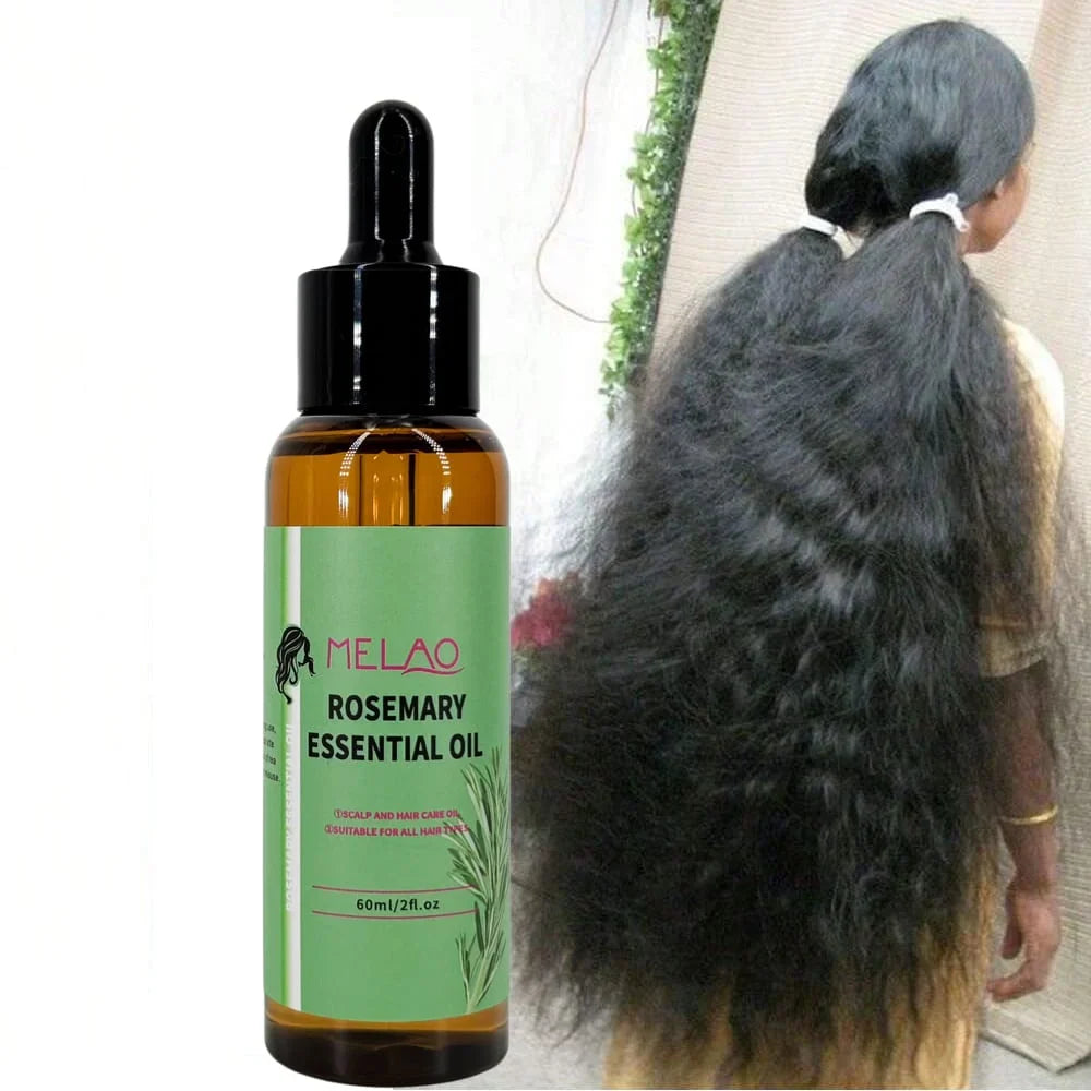 MELAO Organics Rosemary Hair Oil – Split Ends & Scalp Care Rosemary Hair Oil Qme