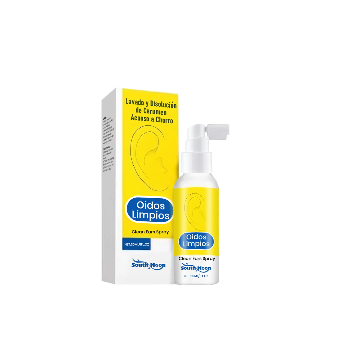 Ear Care Spray – Earwax Removal & Soothing Ear Cleaner 30ml Ear Care Spray Qst 30ml boxed