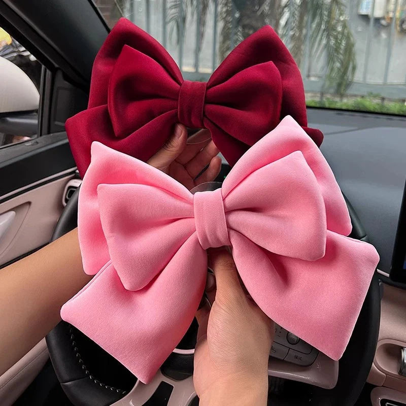 Bowknot Suction Cup Helmet Decoration – DIY Bow for Women Helmet Bow Decoration Qme