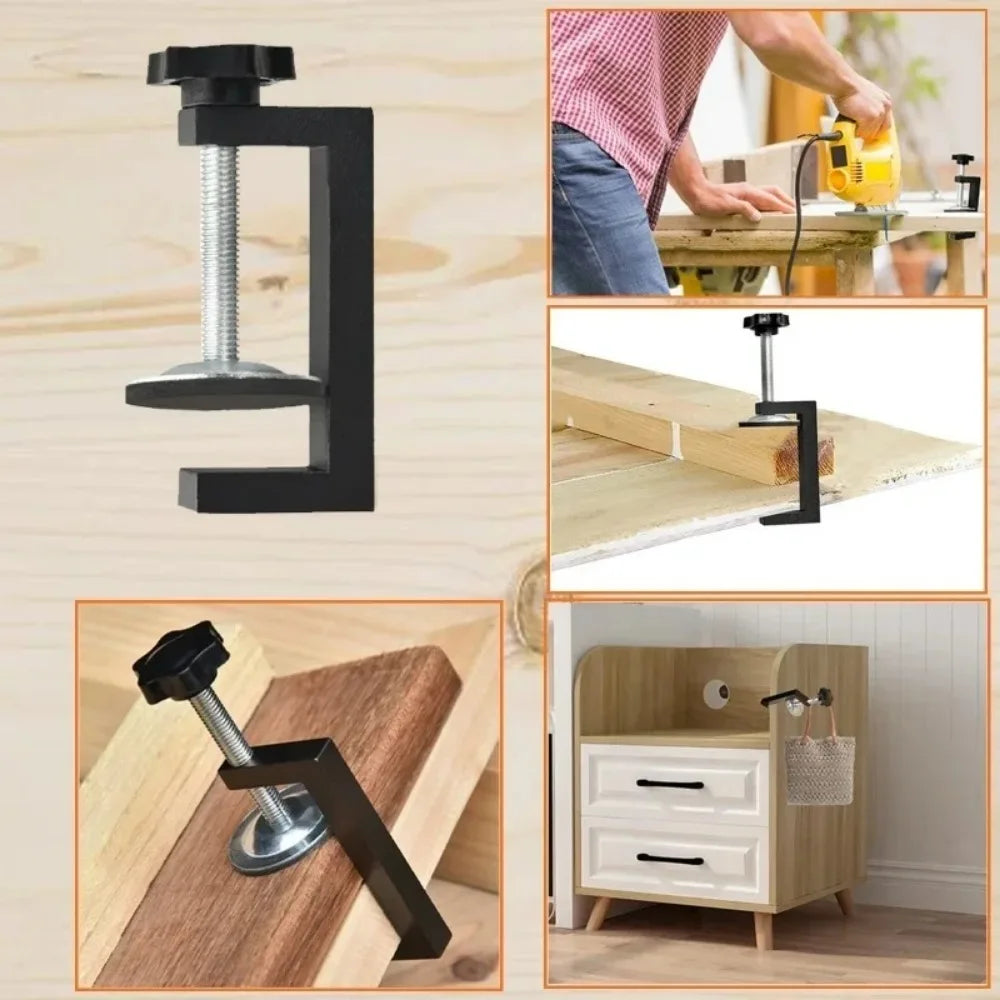 10-Pack Adjustable G-Type Cabinet Clamps | Drawer Fixing Cabinet Clamp Set Qme