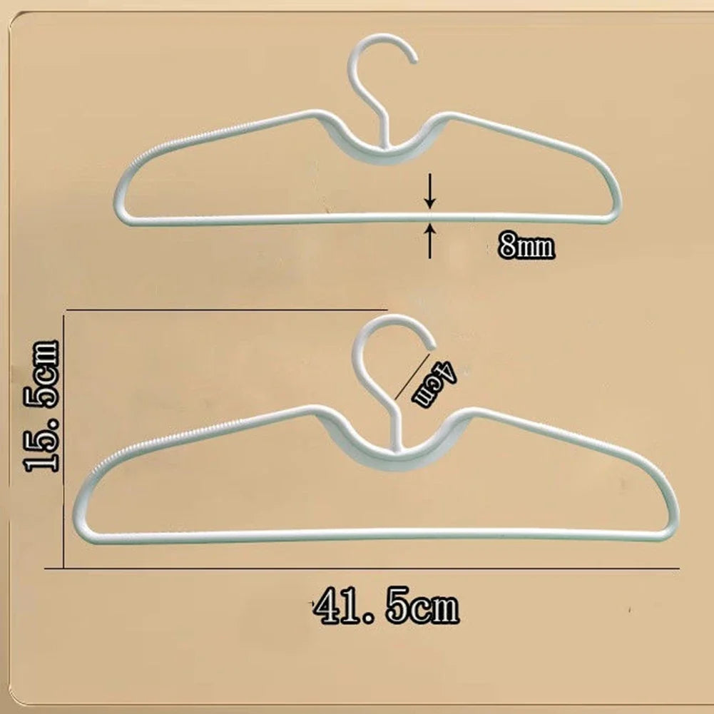Anti-Slip Short Neck Clothes Hangers – Space-Saving Plastic Clothes Hangers Qme
