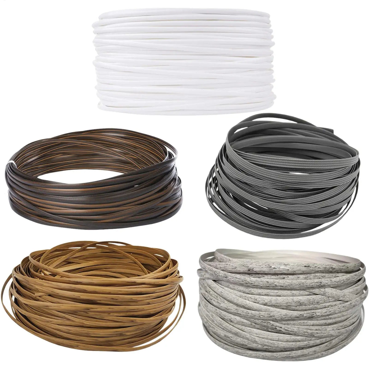 120Ft Wicker Repair Kit – UV & Waterproof Rattan Strip Roll Wicker Repair Kit Qst