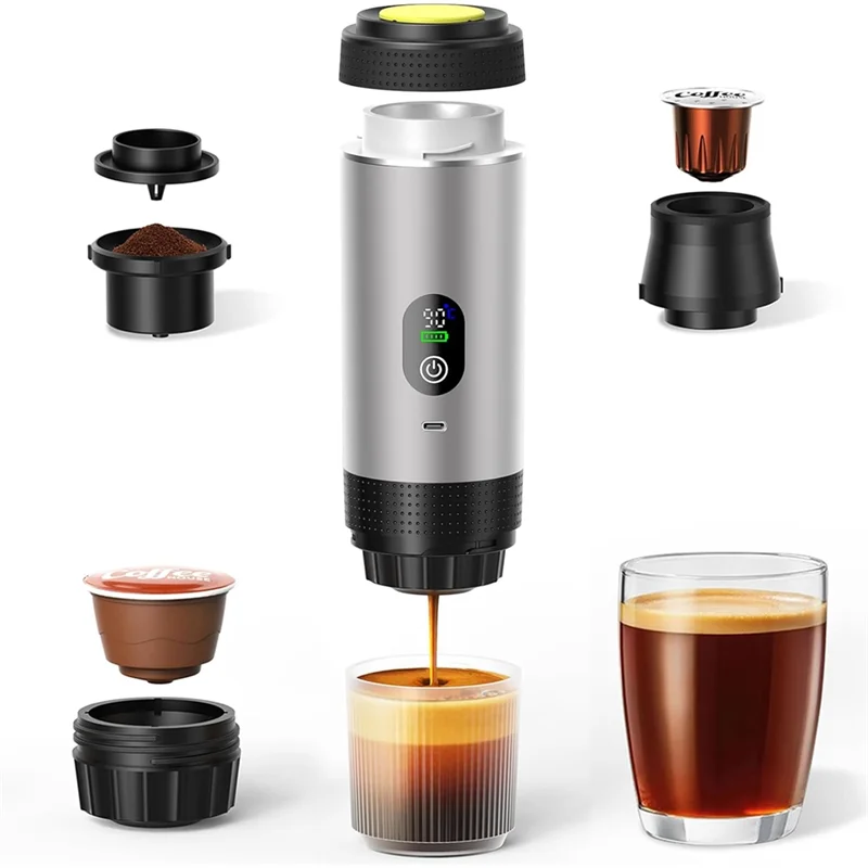 MiLESEEY B15C Portable Espresso Machine 20 Bar 7500mAh Battery Portable Espresso Machine Qst Default Title
