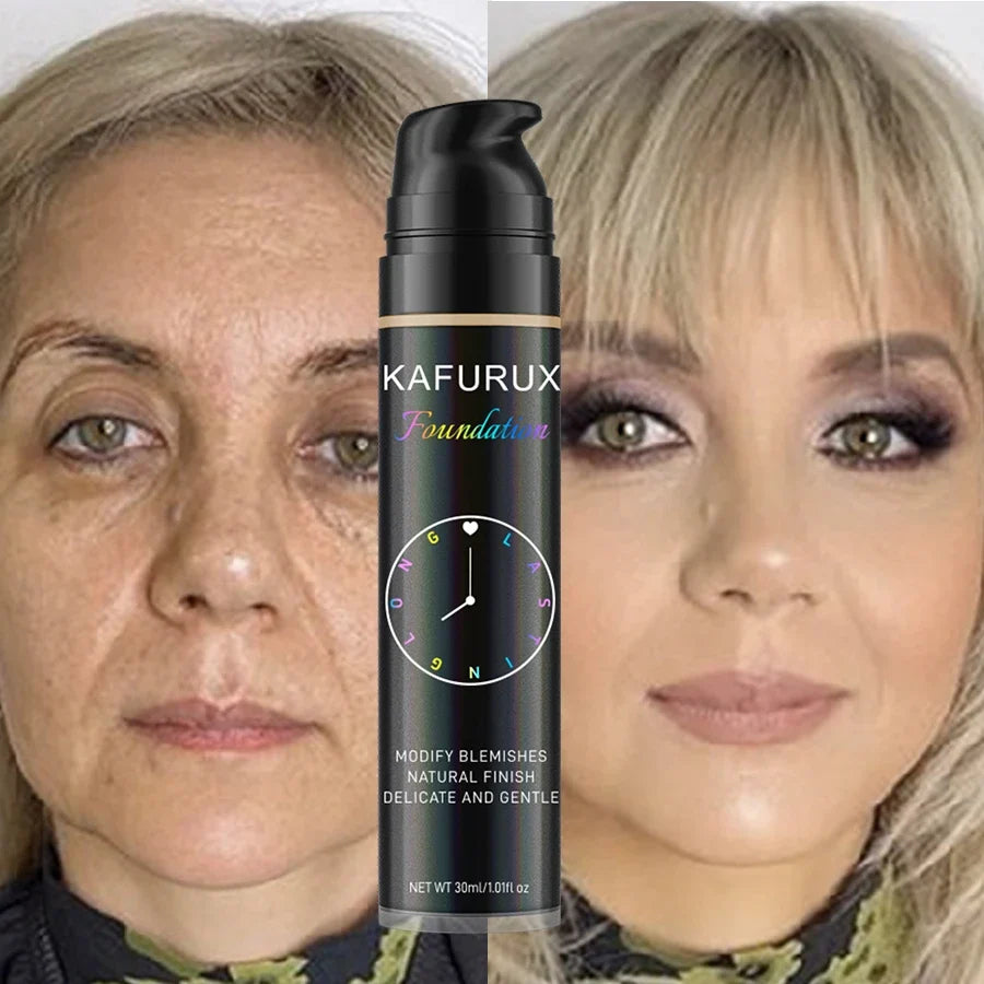 Waterproof Liquid Foundation & Concealer | 8 Shades, 24Hr Wear Liquid Foundation Qme