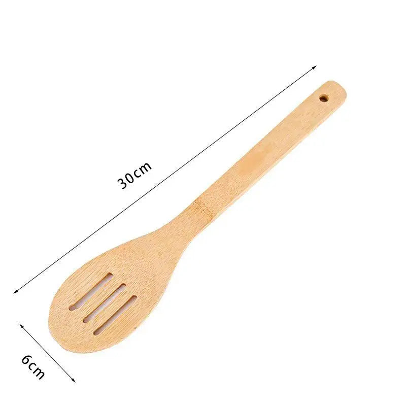 Bamboo Kitchen Utensils Set – Wooden Spoons & Spatulas Bamboo Kitchen Utensils Qme
