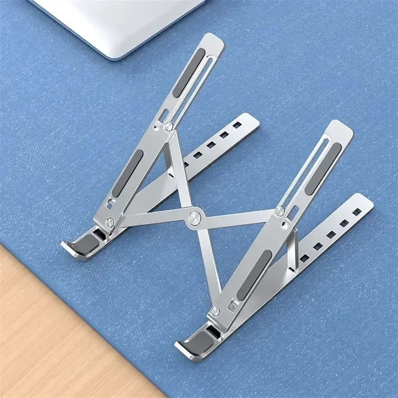 Portable Adjustable Laptop Stand – Foldable Ergonomic Riser Laptop Stand Qme