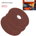 Chainsaw Sharpener Grinding Wheel Disc 108x3.2x22mm Chainsaw Sharpening Disc Qme Default Title