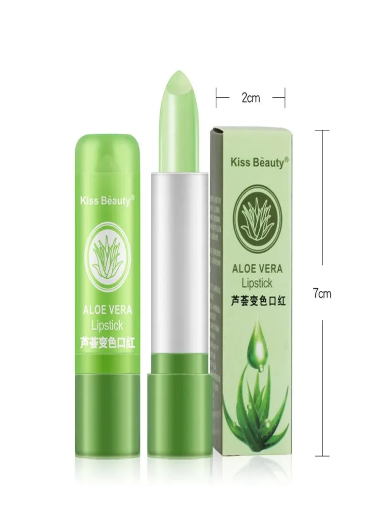 REAROYA Aloe Color-Changing Lipstick – Moisturizing Lip Balm Color-Changing Lip Balm Qst 1PC