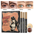 QIBEST 4-Piece Eye Makeup Set – Mascara, Eyeliner & Brow Kit Eye Makeup Set Qme Eyes Makeup Sets