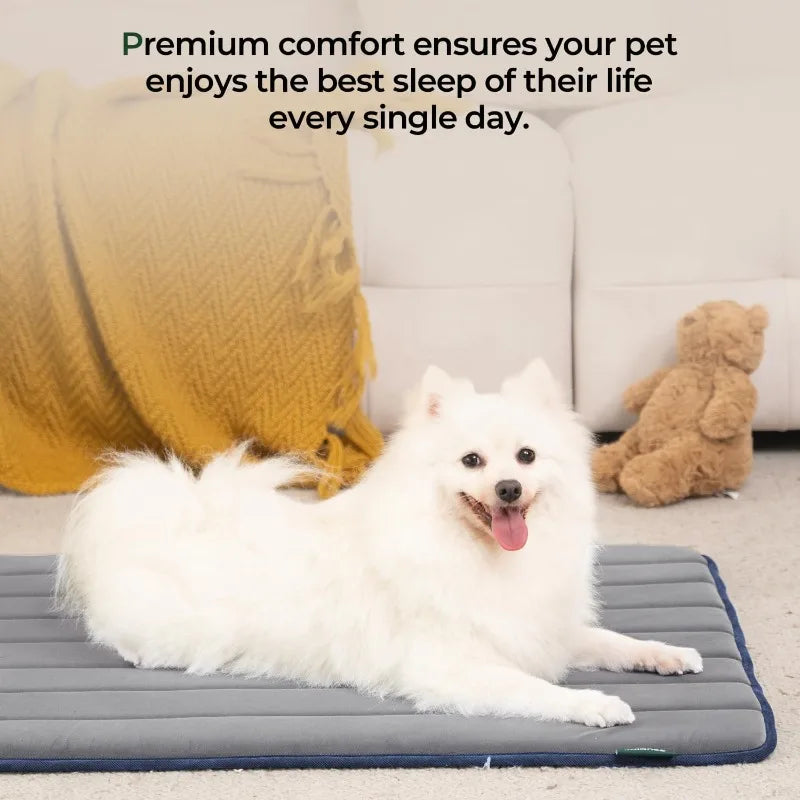 Washable Waterproof Dog Cage Pad – Soft Pet Bed Mat Dog Cage Pad Qme
