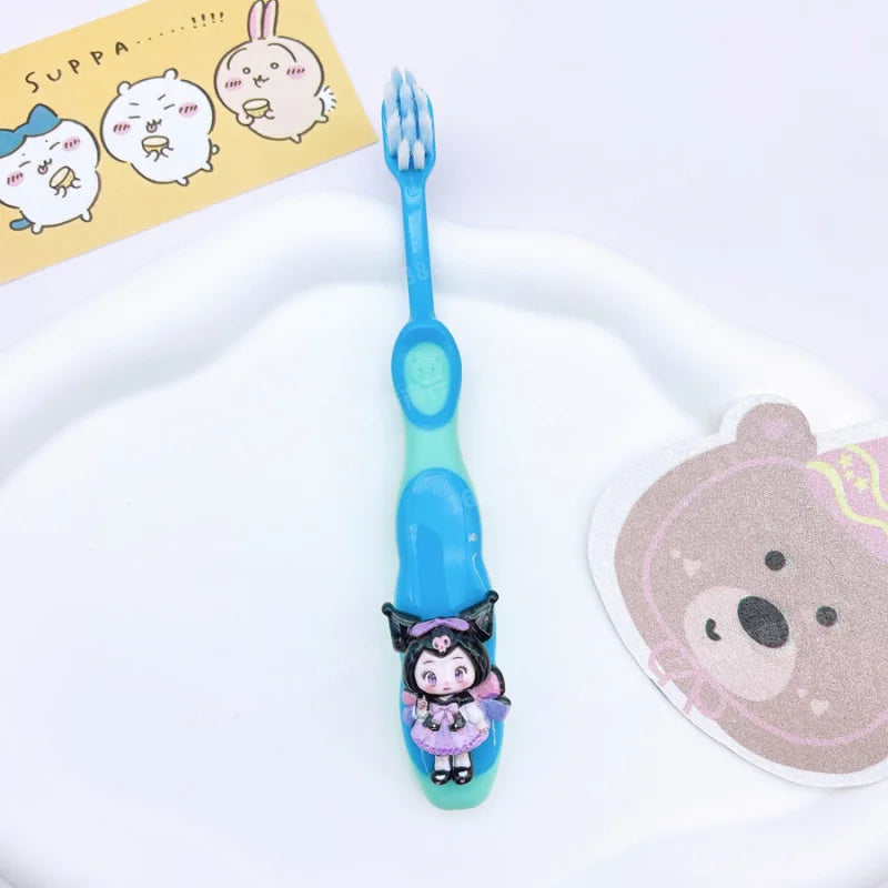 Hello Kitty Kuromi Soft-Bristle Toothbrush | 12 Colors Character Toothbrush Qme