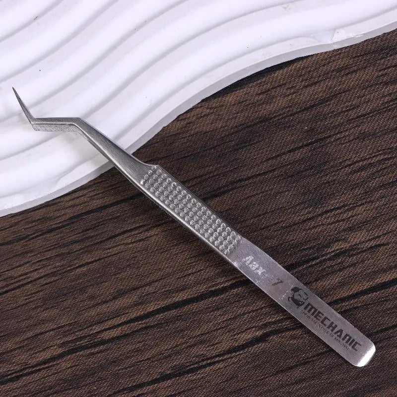 Stainless Steel Precision Tweezers – Non-Slip Wire Clamping Precision Tweezers Qme