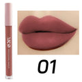 Dark Brown Matte Velvet Liquid Lipstick – Waterproof Nude Liquid Lipstick Qme 01