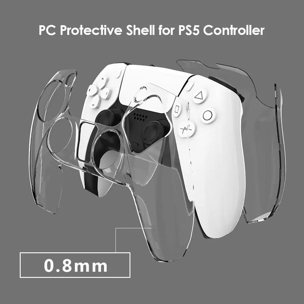 PS5 DualSense Clear PC Protector Case – Ultra Slim Cover Controller Protector Case Qme Default Title