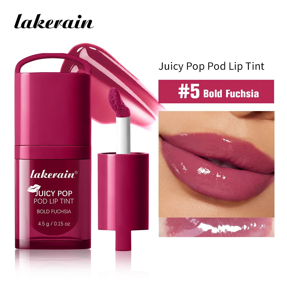 Lakerain Juicy Lip Gloss – Mirror Glaze Hydrating Watermelon Oil Lip Gloss Qst 05