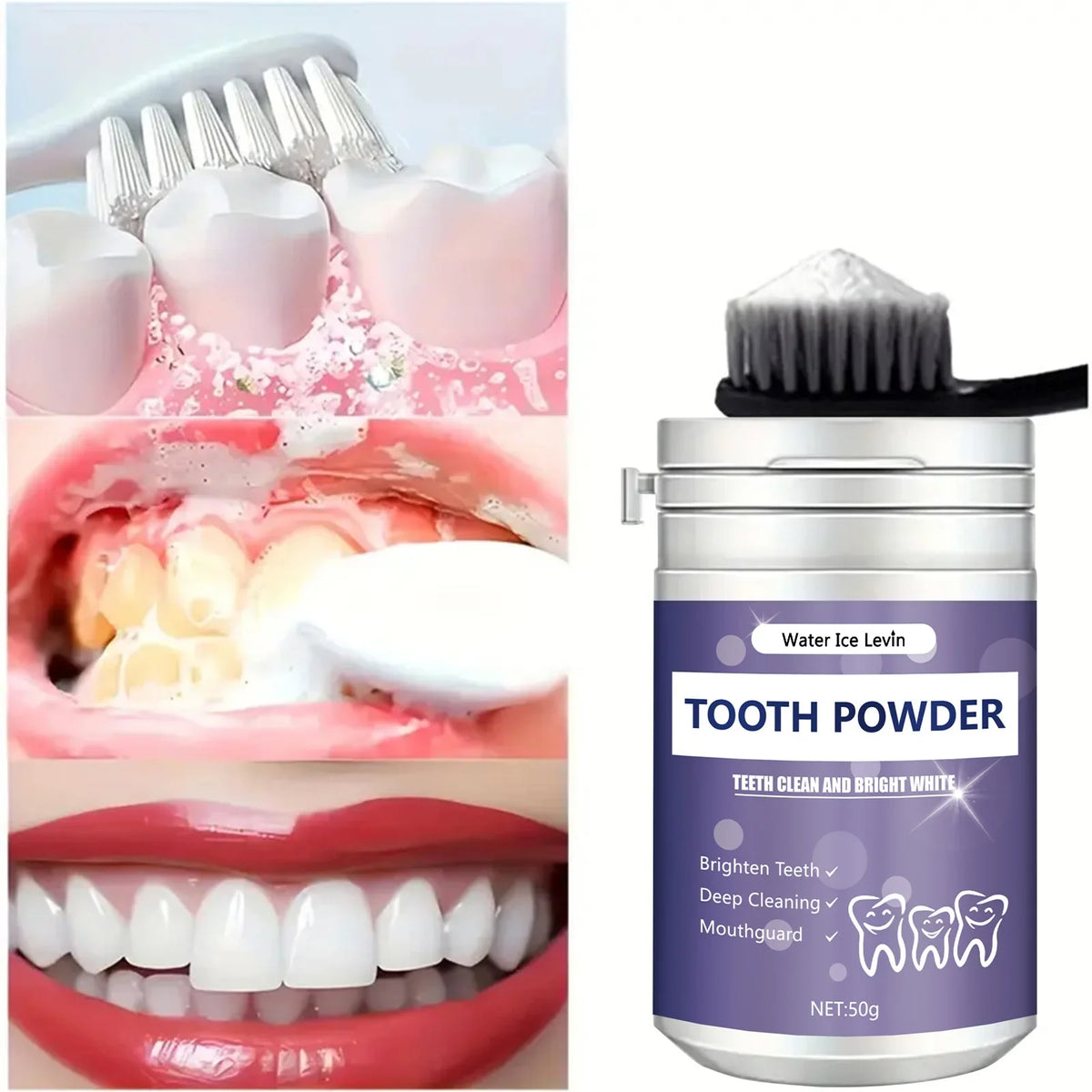 Pearl Tooth Powder – Whitening & Fresh Breath Oral Care Tooth Powder Qme