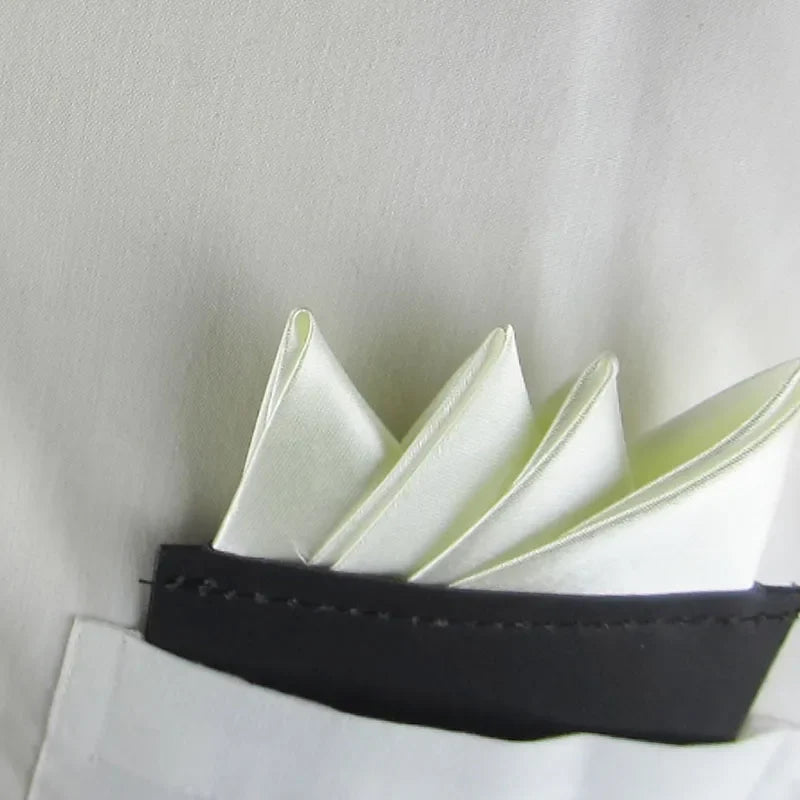 Men's Pre-Folded Pocket Square – Wedding & Party, 14 Colors Pocket Square Qme