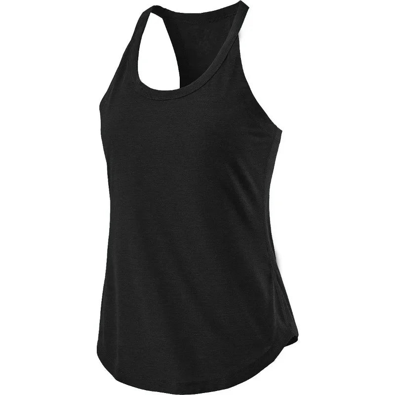 Women's Racerback Yoga Tank Top – Quick Dry Sleeveless Women's Yoga Tank Qme
