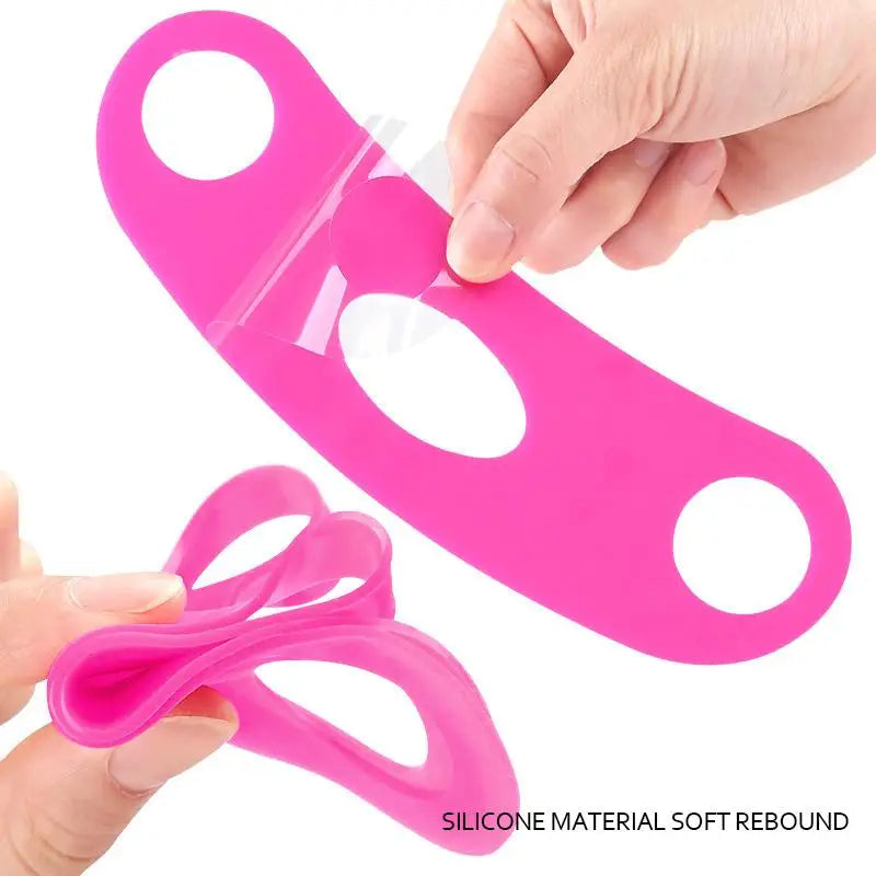 Silicone V-Line Face Lifting Strap – Chin & Cheek Shaper Face Lifting Strap Qst Default Title