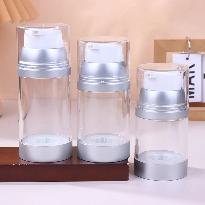 Airless Pump Jar – Refillable Travel Cream Lotion Container Airless Pump Jar Qst