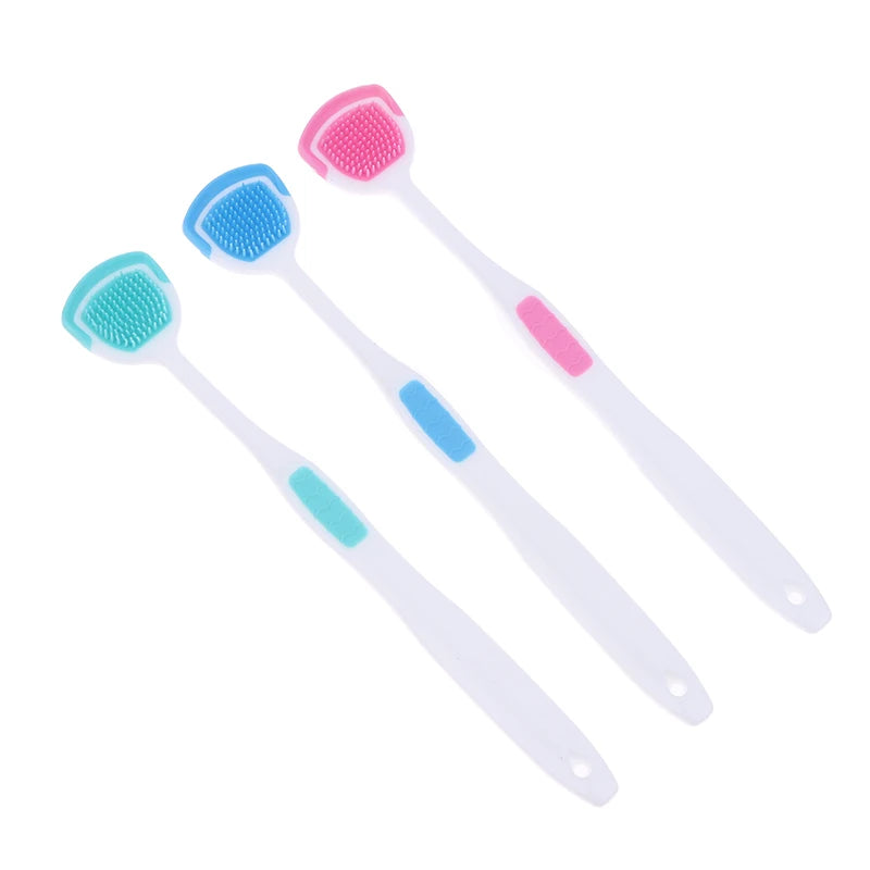 Silicone Tongue Scraper – Fresh Breath Oral Cleaner 1/5 PCS Tongue Scraper Qst