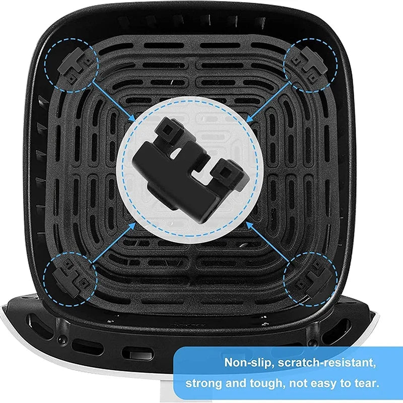 Air Fryer Silicone Rubber Bumper Replacement Parts – 4pcs Air Fryer Replacement Parts Qme