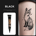 Temporary Tattoo Cream Paste – Brown, Black & Red | 3 Colors Temporary Tattoo Paste Qme Black
