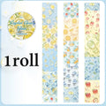 Transparent Glass Pattern Washi Tape for Journals & Crafts Decorative Washi Tape Qme A