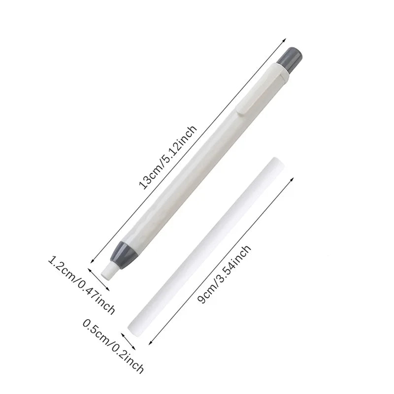 4-Pack Retractable Press Pencil Eraser Pens – School & Office Retractable Eraser Pen Qme