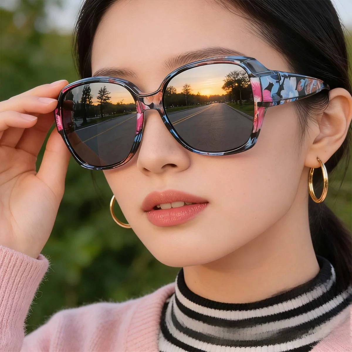 VOPHA T01 Oversized Fit-Over Sunglasses UV400 Unisex Fit-Over Sunglasses Qst