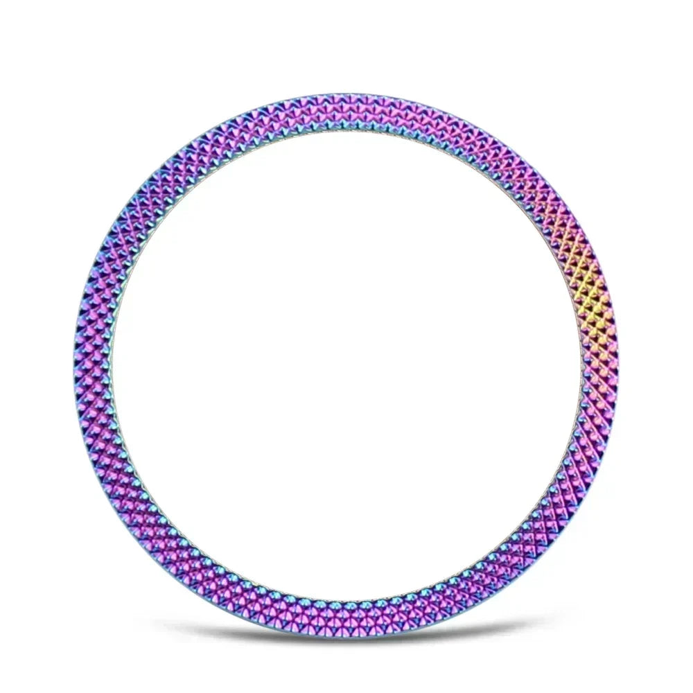 Metal Bezel Ring for Samsung Galaxy Watch 7 6 5 4 Classic Cover Watch Bezel Cover Qme Color Rhombus Watch4 Classic 42mm