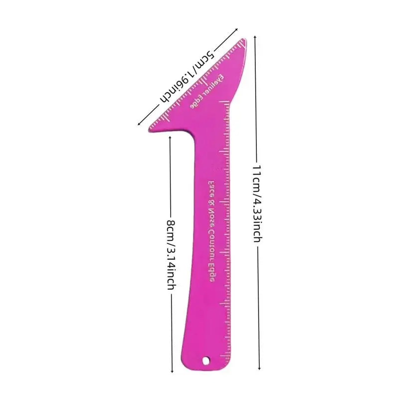 Reusable Eyeliner Stencil Wing Tip Guide – Stainless Steel Eyeliner Stencil Tool Qst