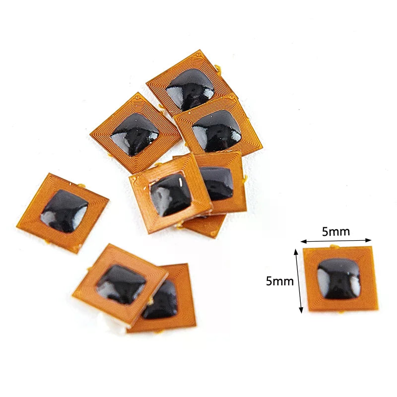 5pcs Micro NFC Ntag213 RFID Tag Stickers 5x5mm Programmable NFC RFID Tag Sticker Qme