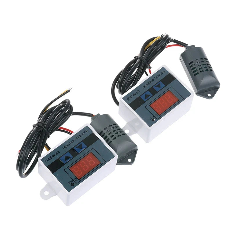 Digital Humidity Controller Humidistat Hygrometer 12V 24V 220V Humidity Controller Qme
