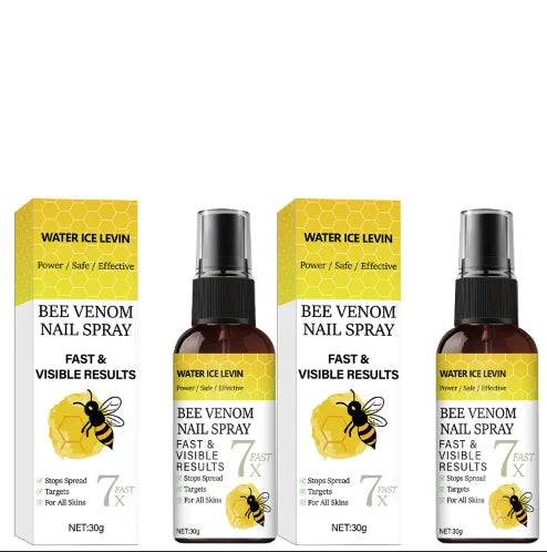 Bee Venom Nail Spray – Strengthen & Visibly Improve Nails Nail Treatment Spray Qme YELLOW 30g