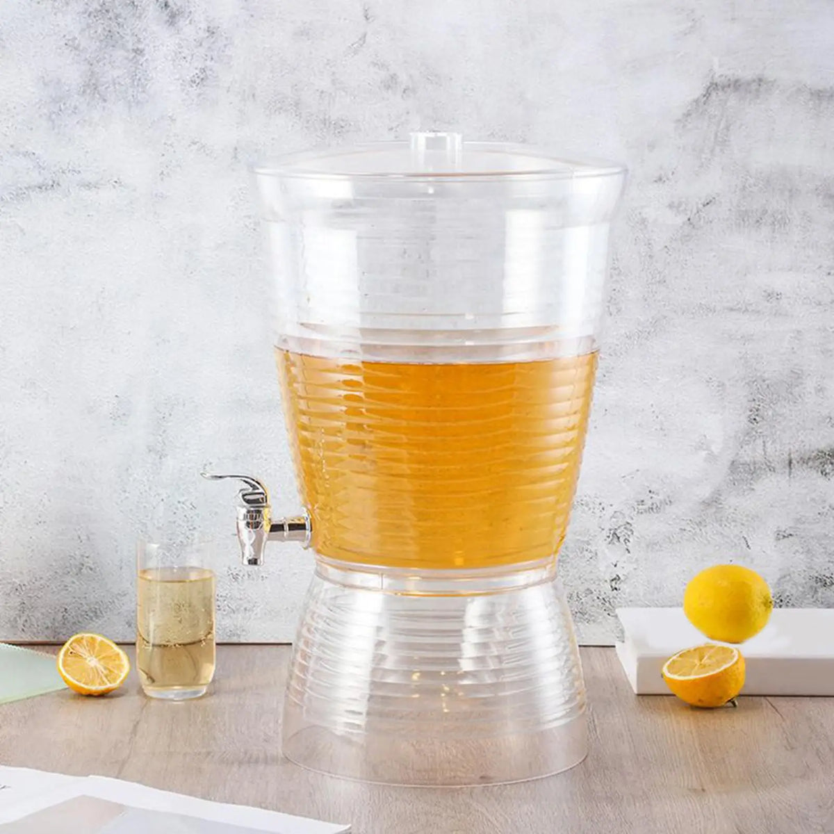 Large 10L Countertop Drink Dispenser with Faucet | Qme Beverage Dispenser Qme