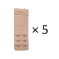 Women's Bra Extender Elastic Hook Clip & Strap Expander Bra Extender Qme dark skin one size