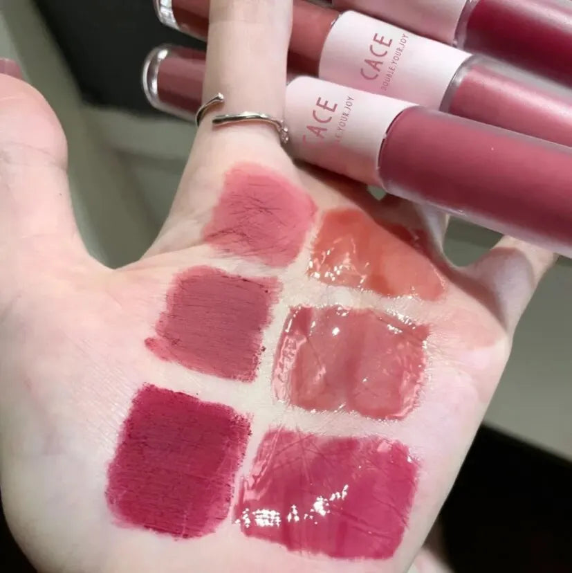 CACE Dual-Tip Liquid Lipstick & Lip Glaze | Matte & Glossy Liquid Lipstick Qme