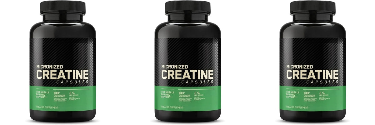 Creatine 2.5g Capsules – Muscle, Fitness & Recovery | 60ct Creatine Supplement Qst 180 Count(Pack of 3)