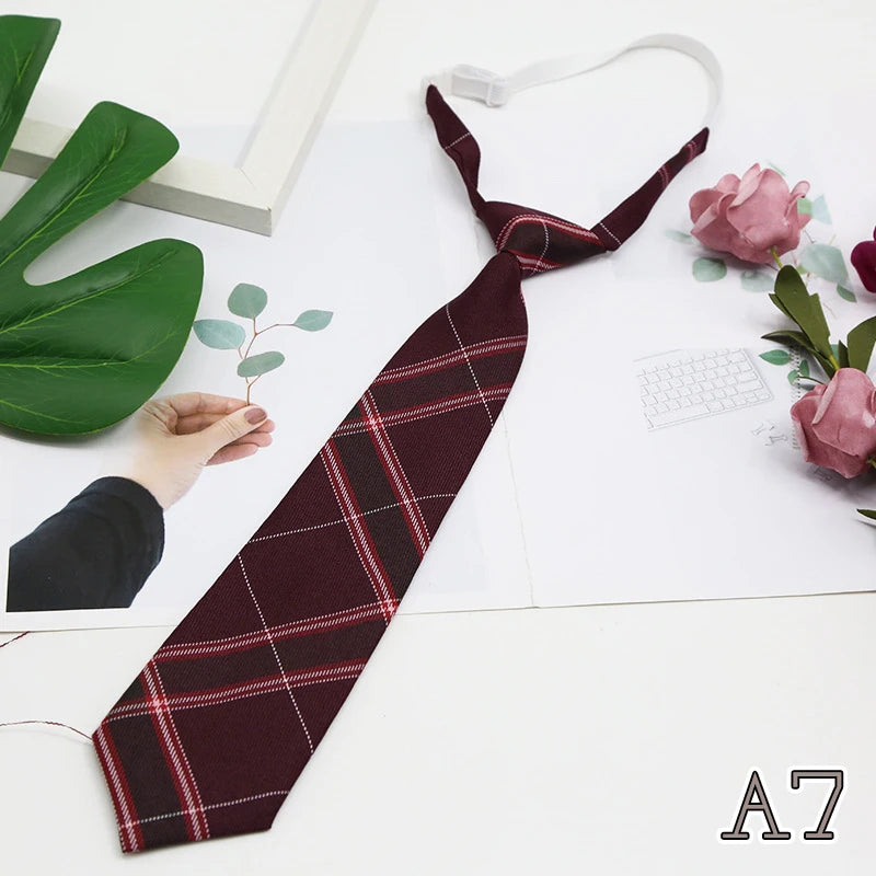 Women's JK Plaid Bow Tie Detachable Collar – College Style