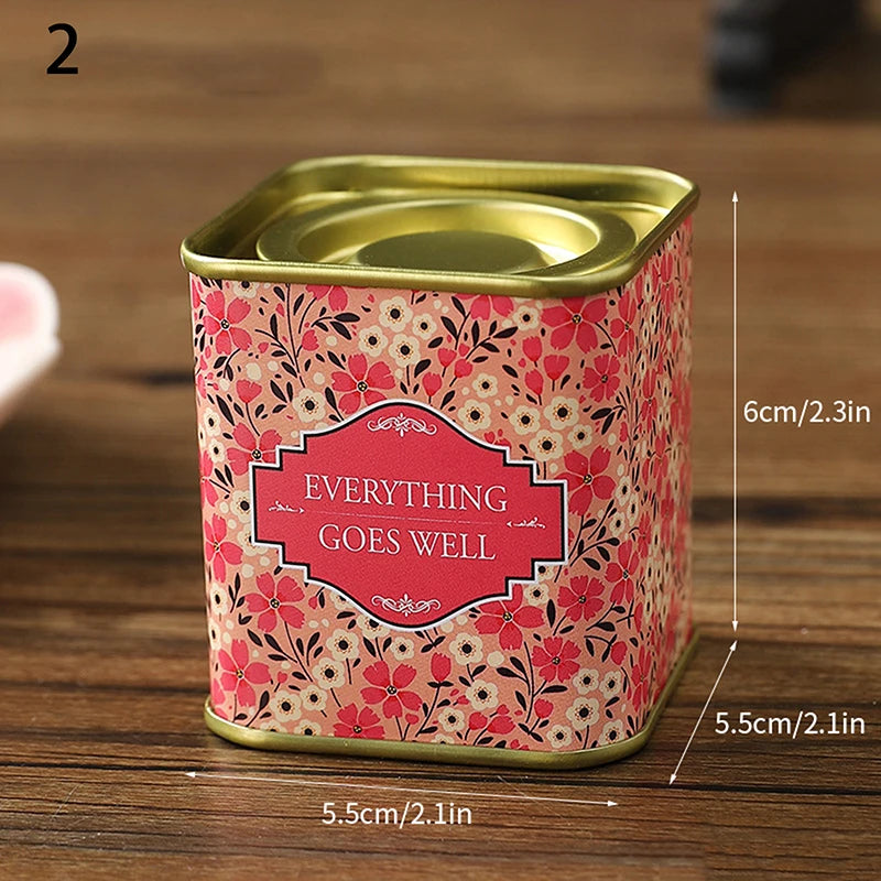 Mini Sealed Tin Cans for Tea, Coffee, Candy & Storage Tin Storage Can Qst 2