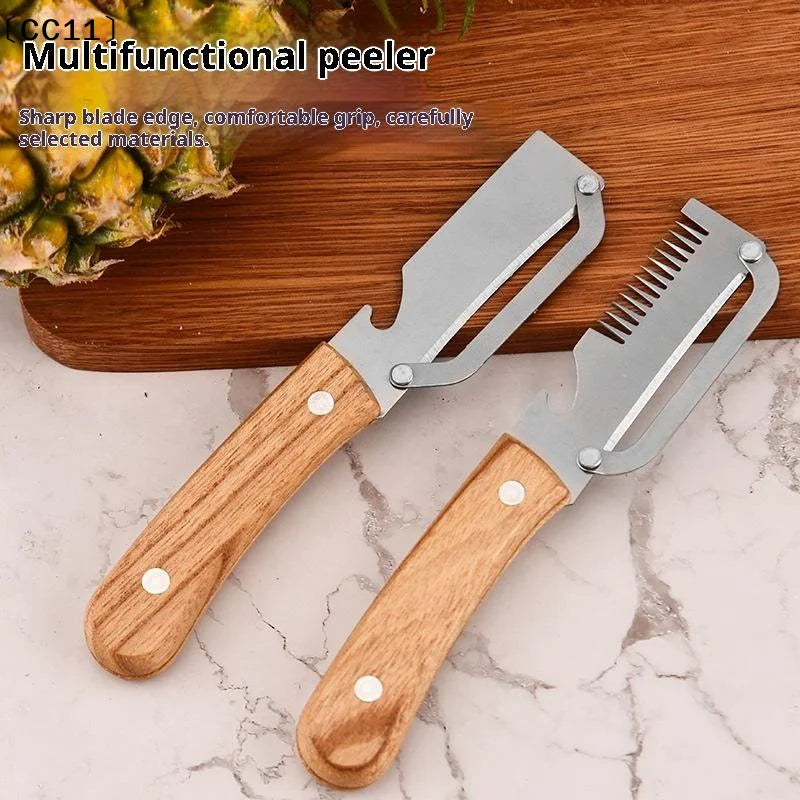 3-in-1 Serrated Vegetable Peeler & Bottle Opener | Kitchen Tool Vegetable Peeler Qme