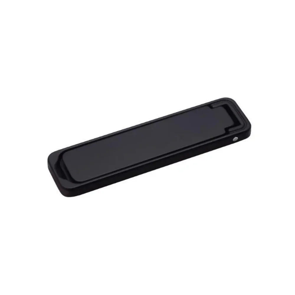 Ultra Thin Metal Folding Phone Holder Mini Back Sticker Stand Phone Stand Qme Black