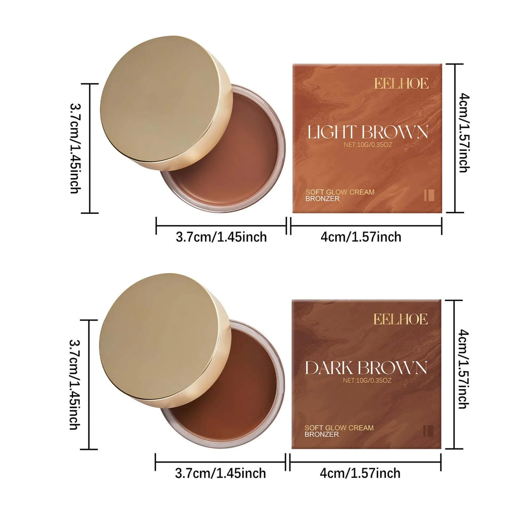 Sunless Self-Tanning Body Bronzer Cream | Natural Glow Self-Tanning Bronzer Cream Qme