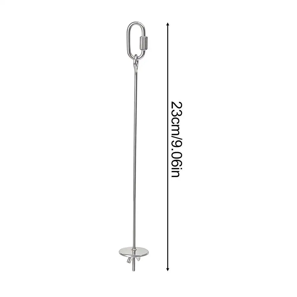 Stainless Steel Bird Cage Food Skewer & Fruit Stick Holder Bird Cage Accessory Qme medium