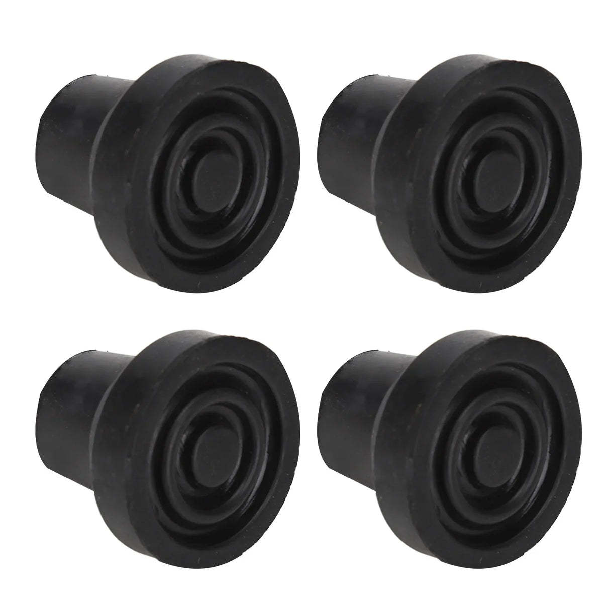 Rubber Cane Tips Non-Slip Walking Stick Tips 10-Pack | TMISHION Replacement Cane Tips Qme