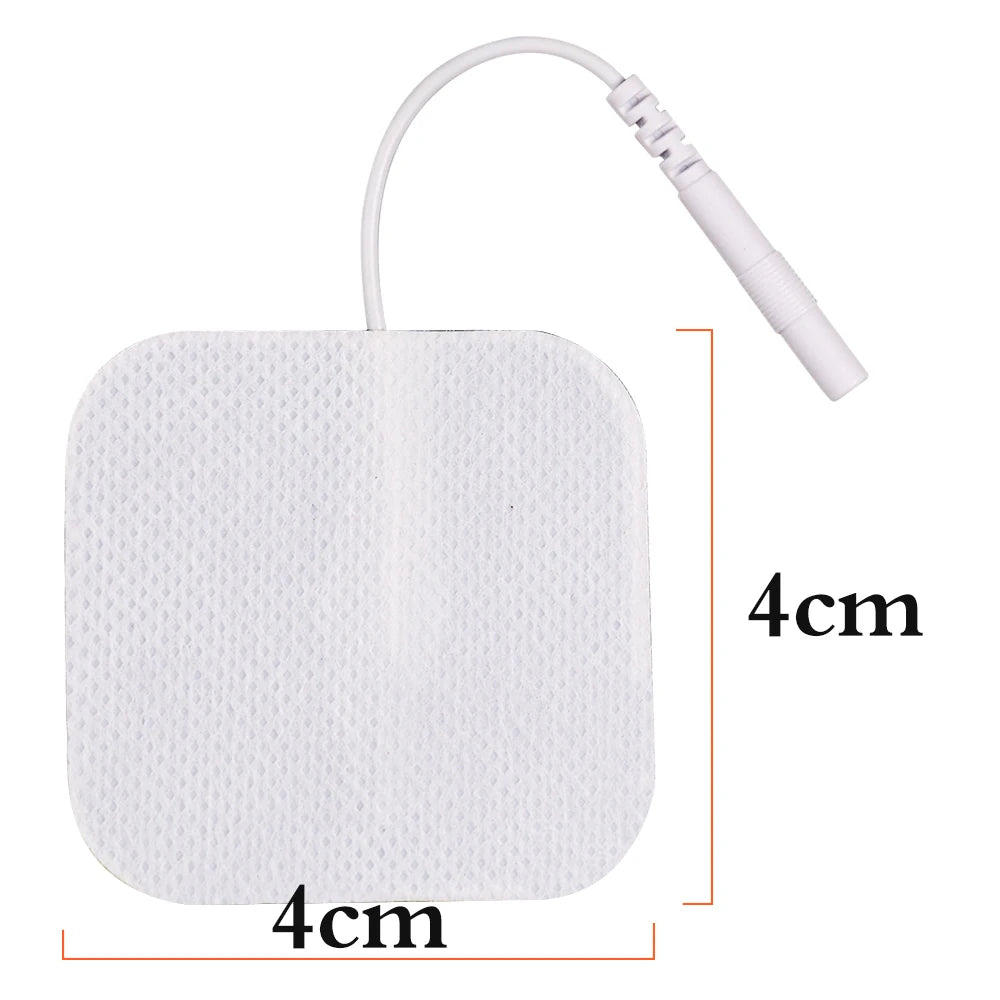 TENS EMS Self-Adhesive Gel Electrode Pads 4x4cm – 10 or 20 Pack Electrode Pads Qst